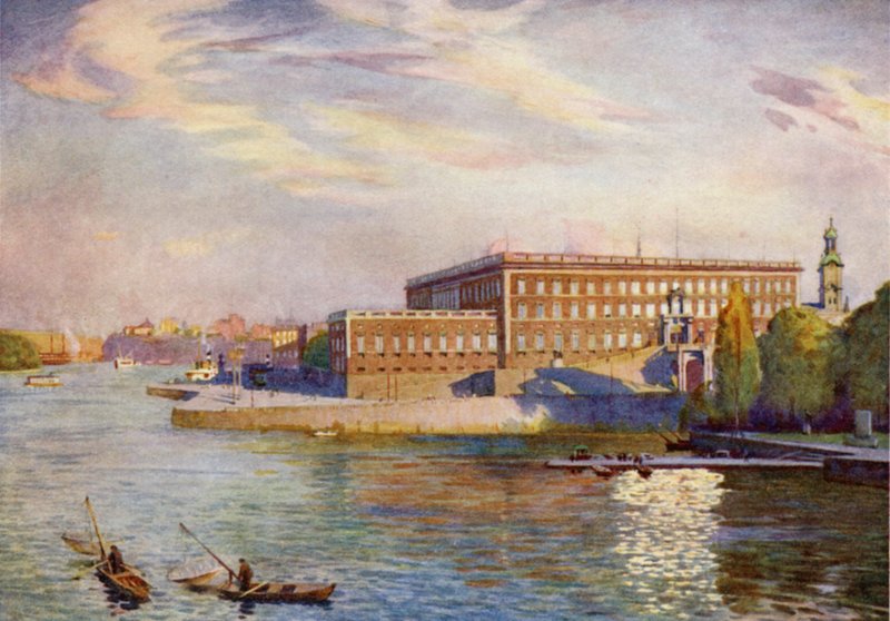 Det Kongelige Slott, Stockholm av Alfred Heaton Cooper