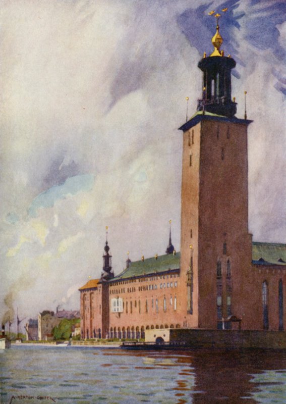 Rådhuset, Stockholm av Alfred Heaton Cooper
