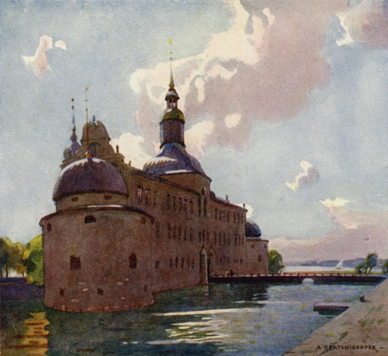 Vadstena slott, Vattern av Alfred Heaton Cooper