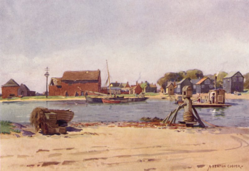 Walberswick Ferry, Suffolk av Alfred Heaton Cooper