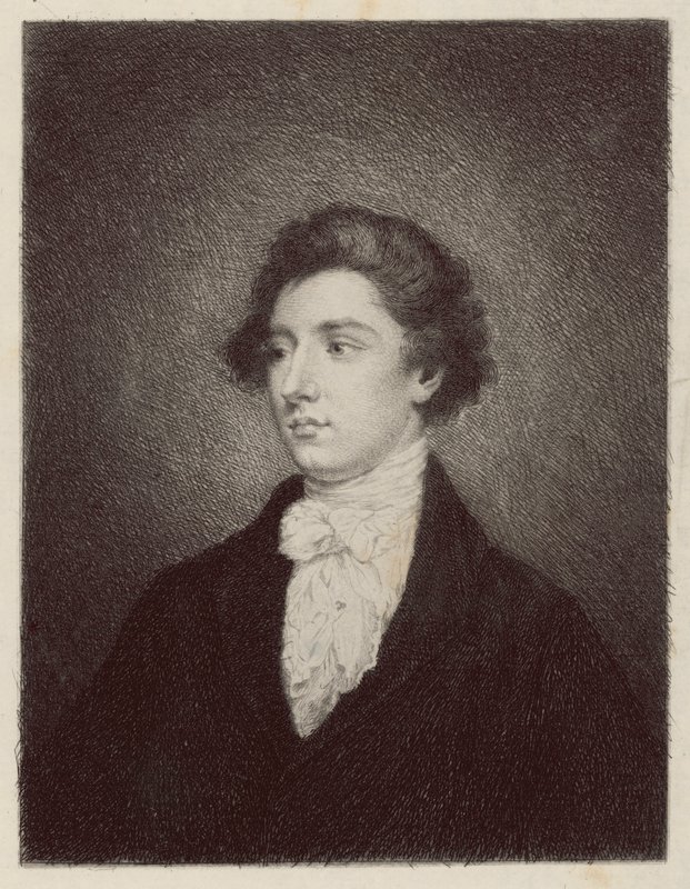 William Beckford , engelsk forfatter (etsing) av Alfred Holst Tourrier