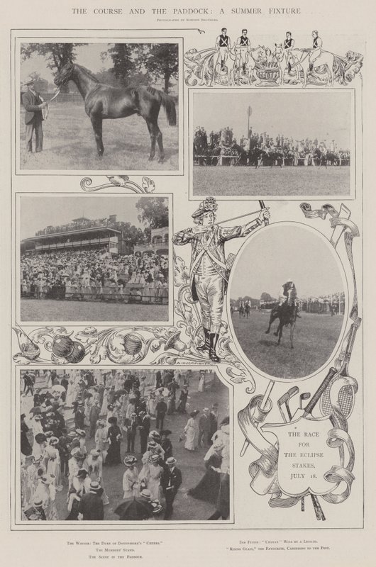 Banen og paddocken, en sommerfest av Alfred Hugh Fisher