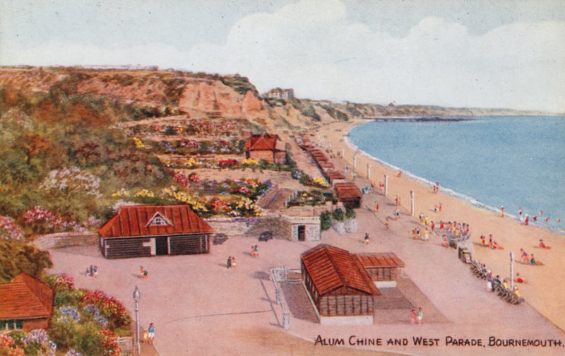 Alum Chine og West Parade, Bournemouth av Alfred Robert Quinton