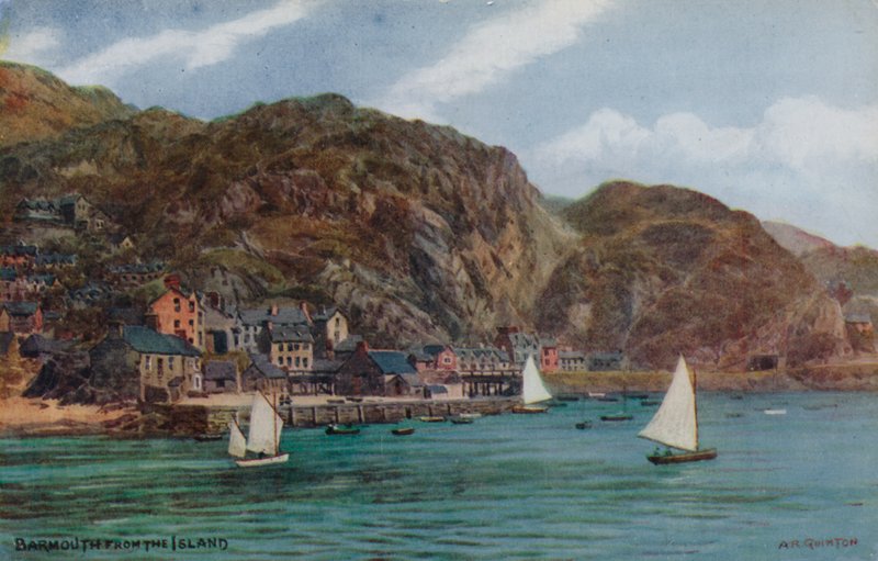 Barmouth fra øya av Alfred Robert Quinton