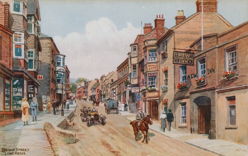 Broad Street, Lyme Regis av Alfred Robert Quinton
