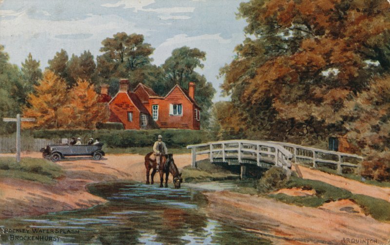 Brockley Water Splash, Brockenhurst av Alfred Robert Quinton
