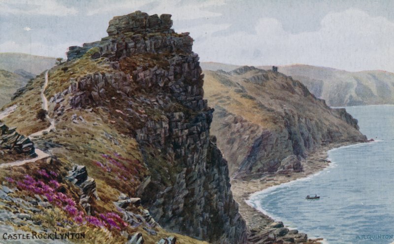 Castle Rock, Lynton av Alfred Robert Quinton