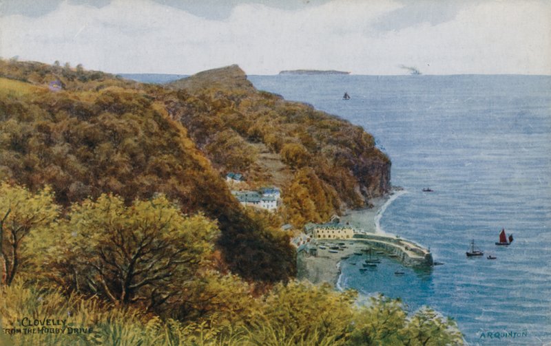 Clovelly, fra The Hobby Drive av Alfred Robert Quinton