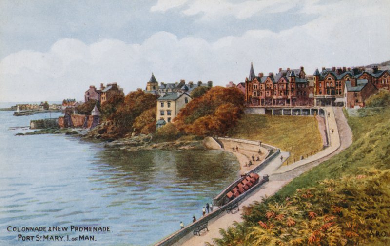 Colonnade and New Promenade, Port St Mary I of Man av Alfred Robert Quinton