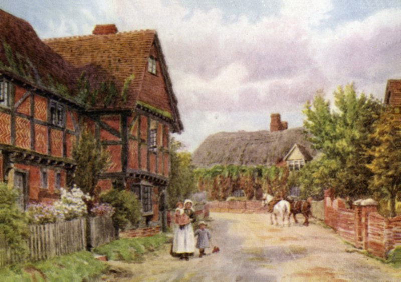Hytter, East Hagbourne av Alfred Robert Quinton