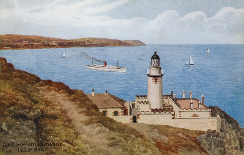 Douglas Head fyrtårn, Isle of Man av Alfred Robert Quinton
