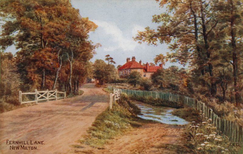 Fernhill Lane, New Milton av Alfred Robert Quinton