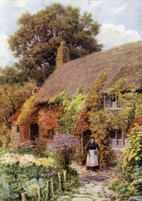 Granny's Cottage, Henley Common, nær Midhurst, Sussex av Alfred Robert Quinton