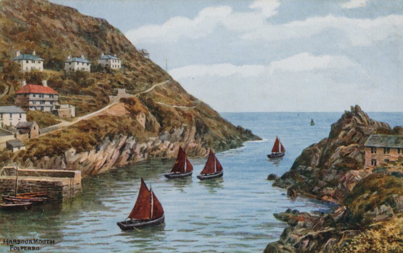 Harbour Mouth, Polperro av Alfred Robert Quinton