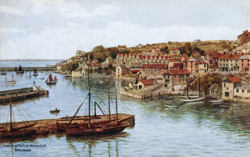indre og ytre havn, Brixham av Alfred Robert Quinton