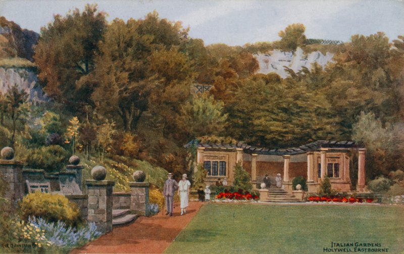 Italian Gardens, Holywell, Eastbourne av Alfred Robert Quinton