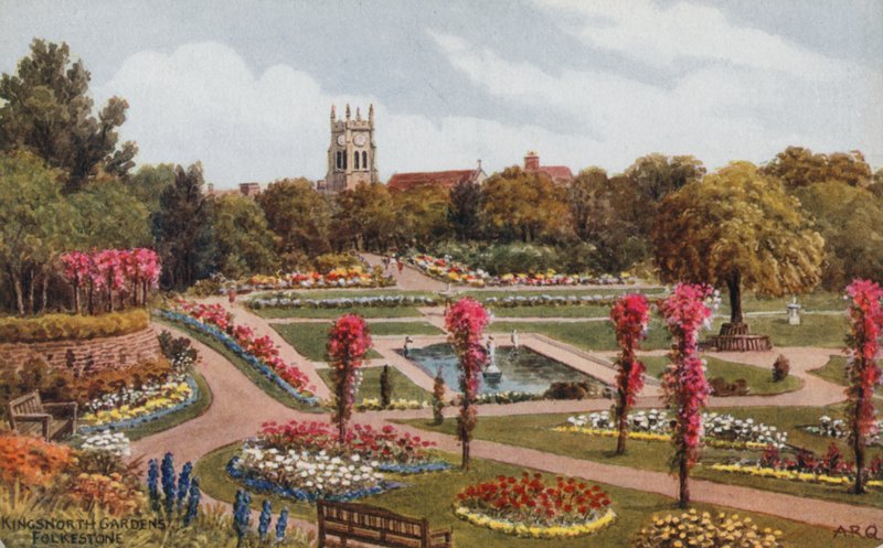 Kingsnorth Gardens, Folkestone av Alfred Robert Quinton
