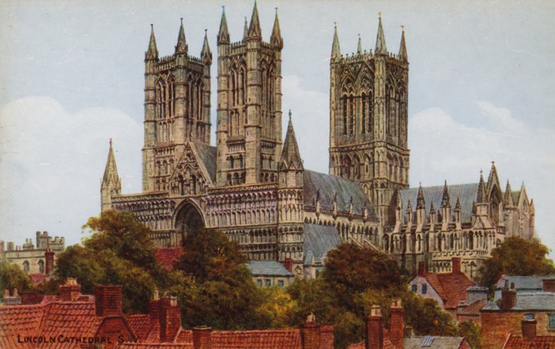Lincoln Cathedral, SW av Alfred Robert Quinton