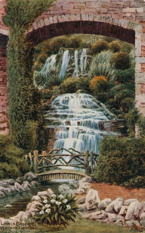 Lower Cascade, Ventnor, Isle of Wight av Alfred Robert Quinton