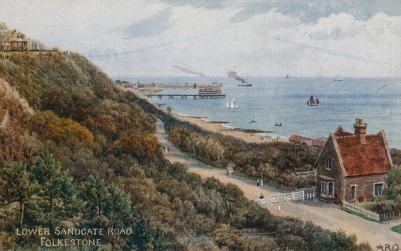 Nedre Sandgate Road, Folkestone av Alfred Robert Quinton