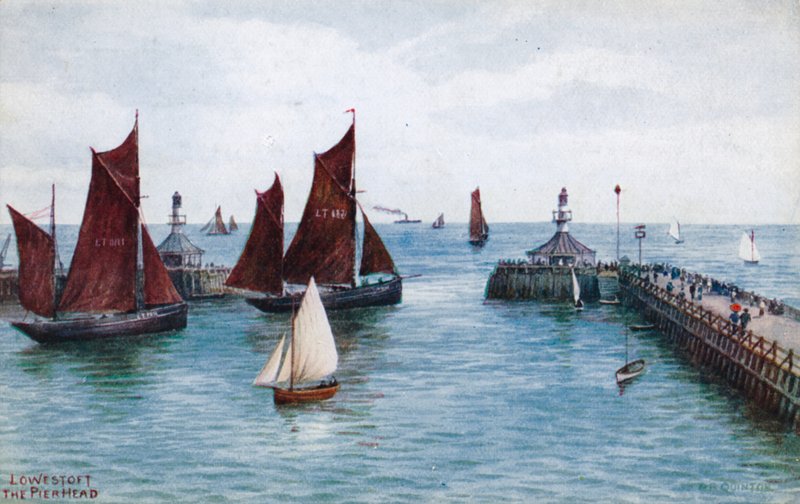 Lowestoft, The Pier Head av Alfred Robert Quinton