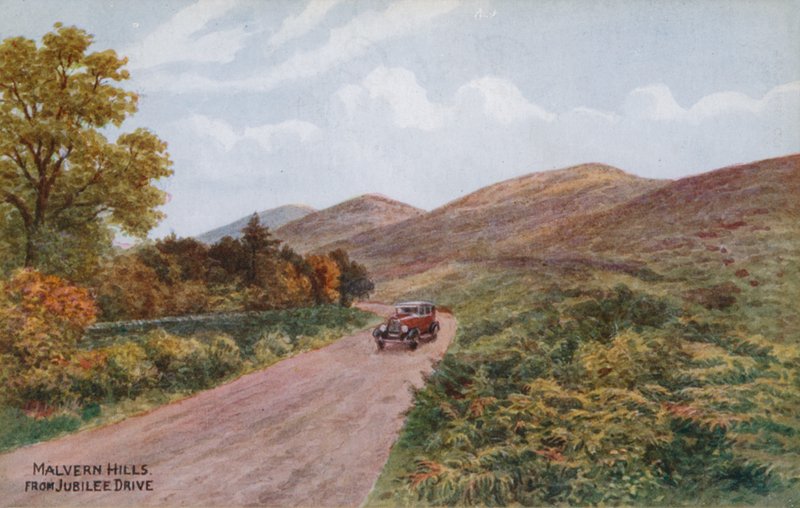 Malvern Hills, fra Jubilee Drive av Alfred Robert Quinton