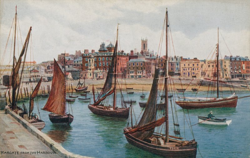 Margate, fra havnen av Alfred Robert Quinton