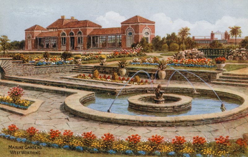 Marine Gardens, West Worthing av Alfred Robert Quinton