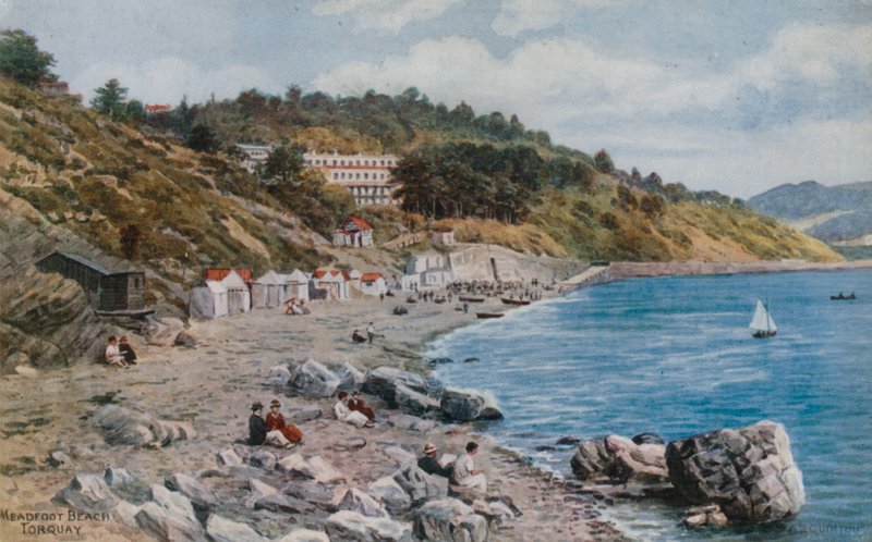 Meadfoot Beach, Torquay av Alfred Robert Quinton