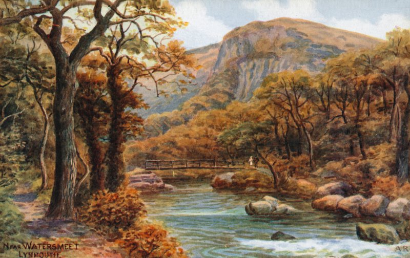 Nær Watersmeet, Lynmouth av Alfred Robert Quinton