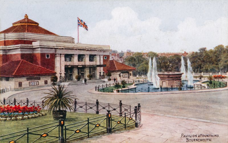 Paviljong og fontener, Bournemouth av Alfred Robert Quinton