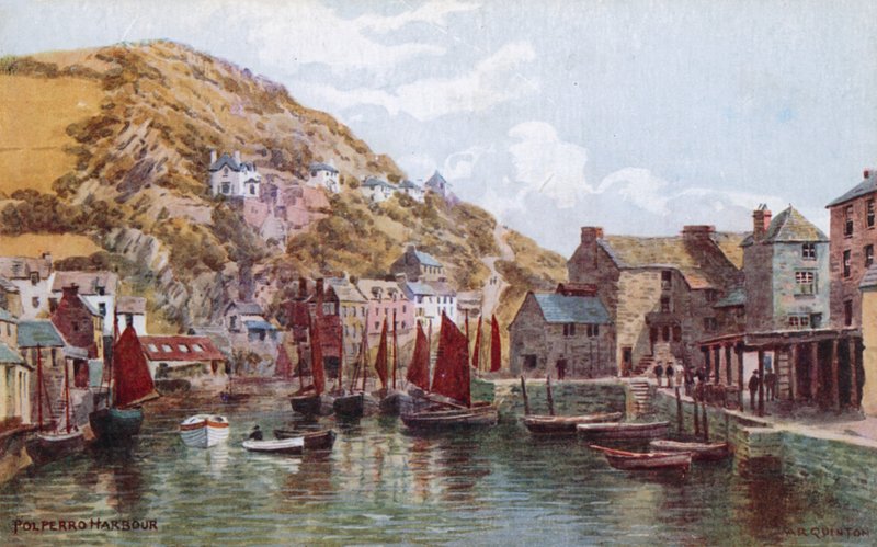 Polperro havn av Alfred Robert Quinton