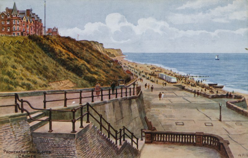 Promenade fra Slopes, Cromer av Alfred Robert Quinton