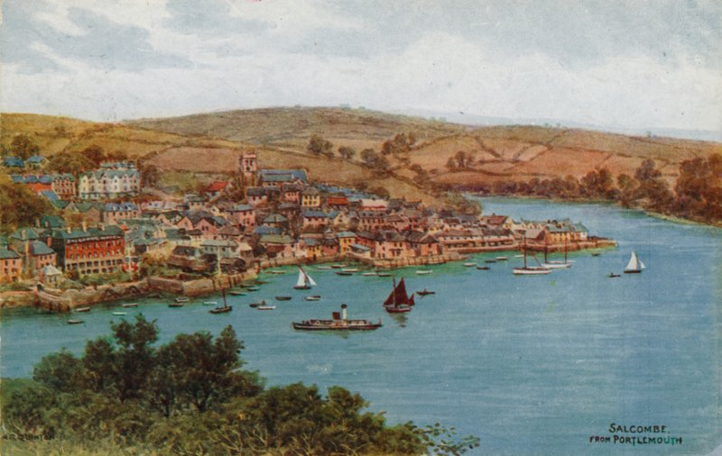 Salcombe, fra Portlemouth av Alfred Robert Quinton