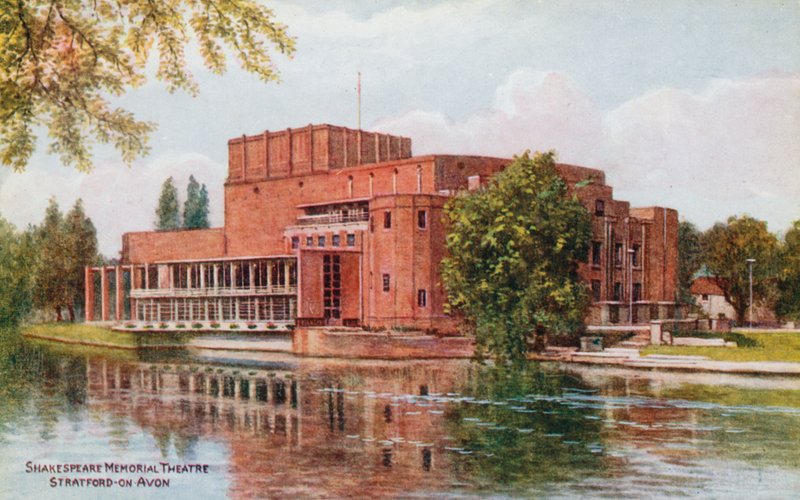 Shakespeare Memorial Theatre, Stratford on Avon av Alfred Robert Quinton