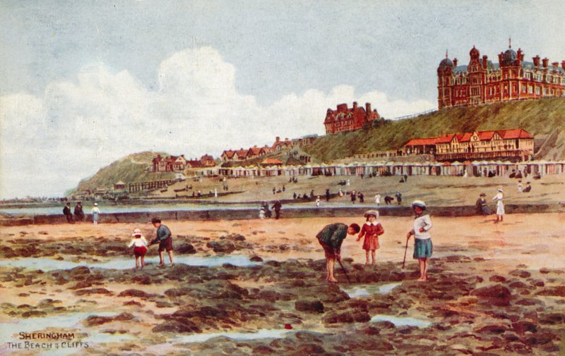 Sheringham, The Beach og Cliffs av Alfred Robert Quinton