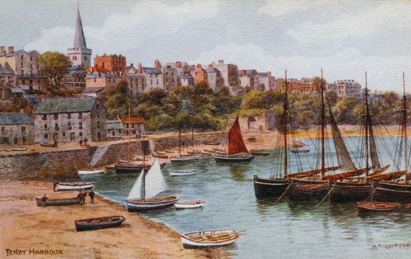 Tenby, havn av Alfred Robert Quinton