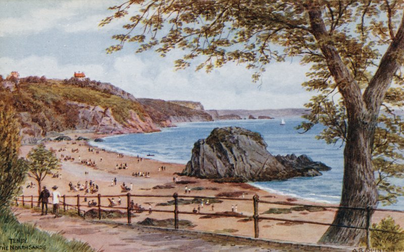 Tenby, The North Sands av Alfred Robert Quinton