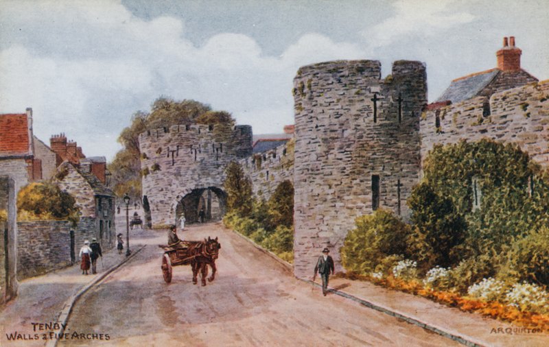 Tenby, Walls and Five Arches av Alfred Robert Quinton
