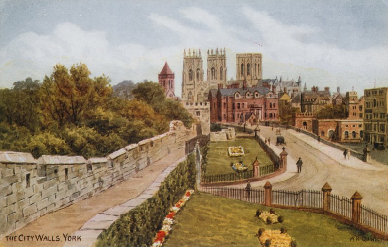 Bymurene, York av Alfred Robert Quinton