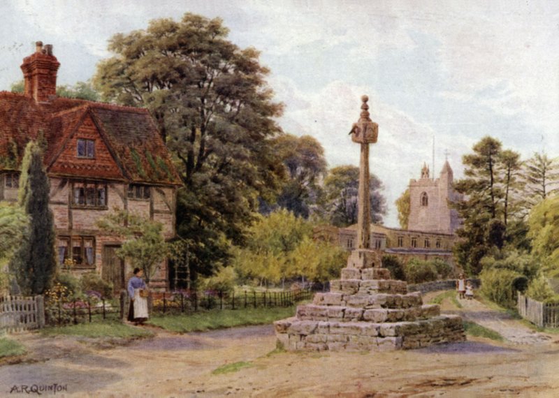 The Cross, East Hagbourne, Berkshire av Alfred Robert Quinton