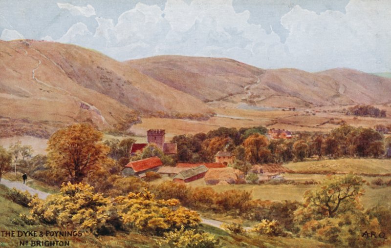 The Dyke and Poynings nær Brighton av Alfred Robert Quinton