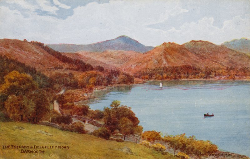 The Estuary and Dolgelley Road, Barmouth av Alfred Robert Quinton