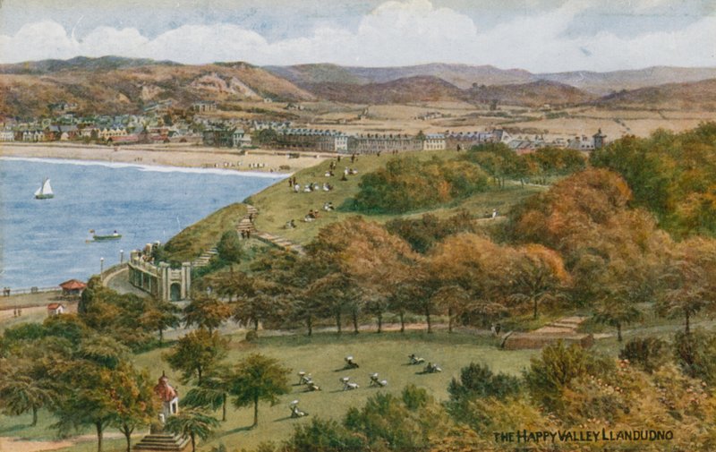 The Happy Valley, Llandudno av Alfred Robert Quinton