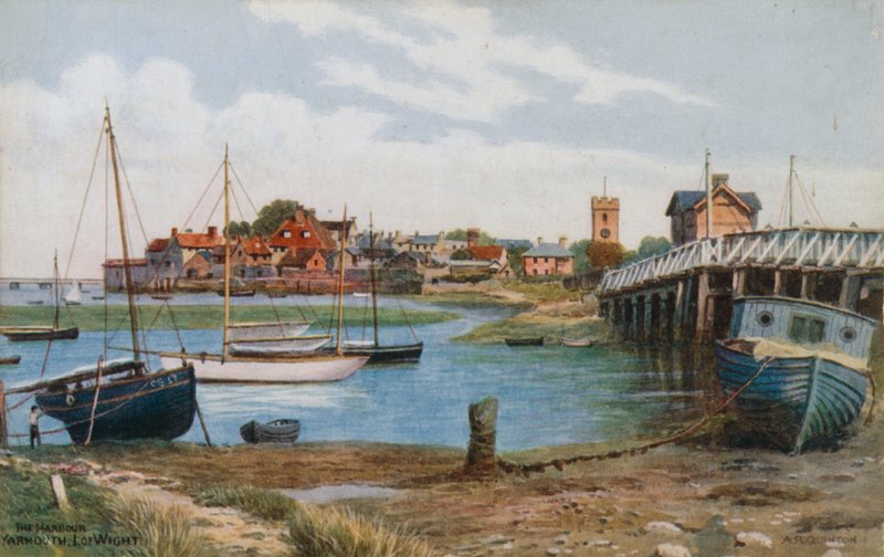 The Harbour, Yarmouth, I of Wight av Alfred Robert Quinton