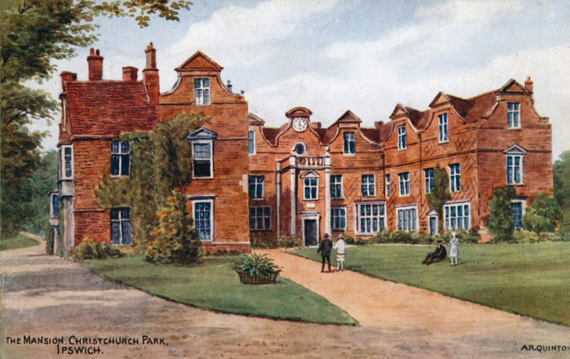 The Mansion, Christchurch Park, Ipswich av Alfred Robert Quinton