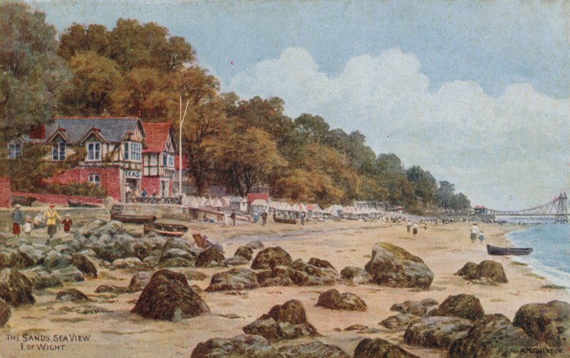 The Sands, Sea View, I of Wight av Alfred Robert Quinton