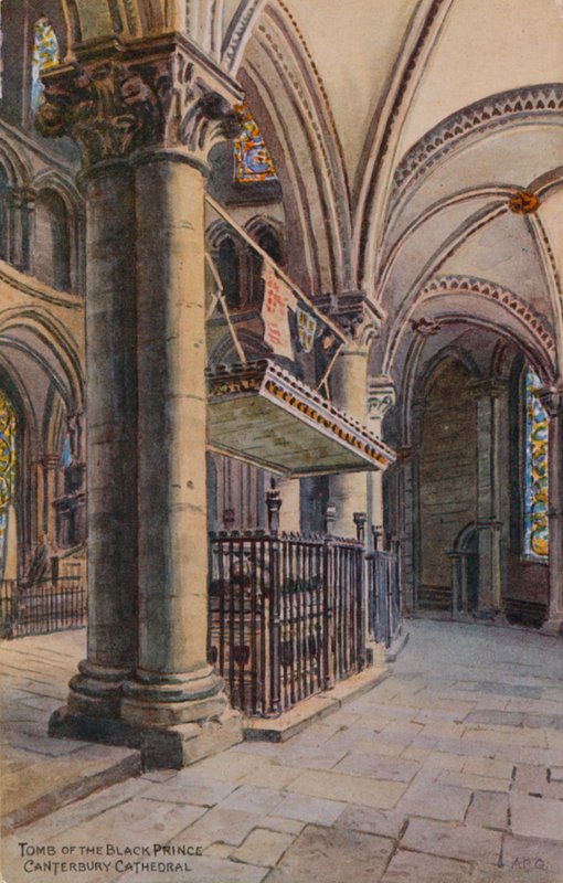 The Tomb of the Black Prince, Canterbury Cathedral av Alfred Robert Quinton