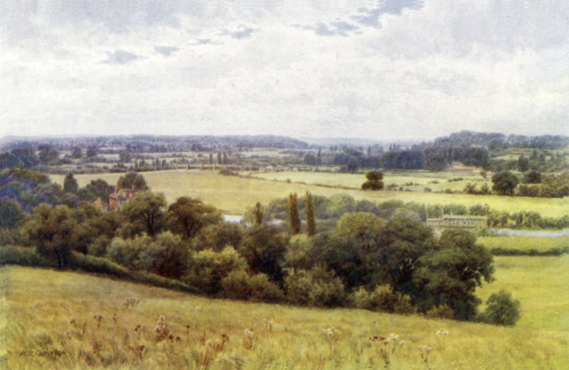 The Vale of Shiplake, fra Hennerton av Alfred Robert Quinton