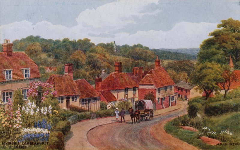 Town Hill Lamberhurst, Kent av Alfred Robert Quinton